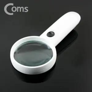 LED 조명 확대경 손잡이 돋보기 4배율 렌즈 65mm