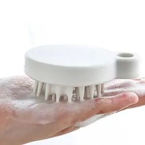 샴푸 브러쉬 헤어 두피케어 거품 마사지 실리콘 빗