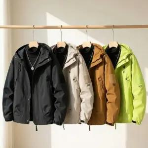 남성 간절기 후드집업 바람막이 윈드브레이커 야상 점퍼