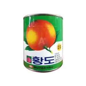 화남 2절 황도캔 820g X 6개 통조림캔 간편과일 과일통조림 황도캔 황도통조림