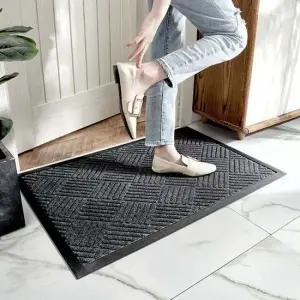 출입구 발판 현관매트 깔개 카펫 발러그 60x120cm 출입구발판 신발매트 어서오세요발판