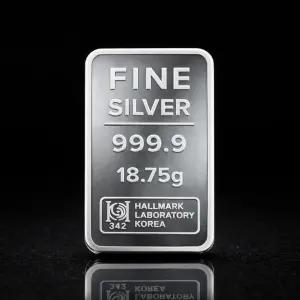 5돈 순은 실버바 999.9% 포나인 18.75g 돌잔치 생일 선물 축하 은테크 은투자 보증서