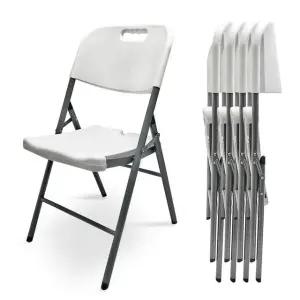 브로몰딩 의자 4개세트 캠핑 접이식 야외 테라스 행사용 간이 카페 등받이