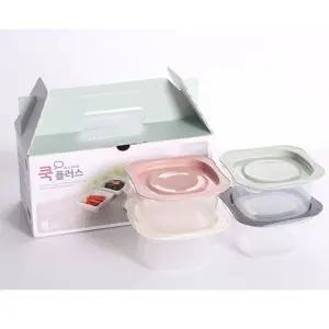 쿡플러스 냉동밥용기 전자레인지 소분 용기 300ml 4p