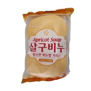 살구 비누 2P 세트 목욕탕 세안 세수 바디 핸드워시