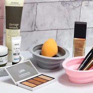 [에이치플러스몰]TC 메이크업 브러쉬 세척 실리콘