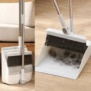 (옵션 옵션/본품)3중솔 긴빗자루 다용도 실내 사무실 만능 청소도구세트