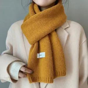 니트스카프 털목도리 깔끔 소프트 니트목도리 가을스카프 남여공용 심플