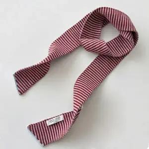 스트라이프 니트 스카프 여성 봄가을 심플 여름린넨 매는법 스트라이프 타이형 스카프 여성 봄 니트