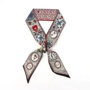 ( )솔라 양면 쁘띠 스카프 사계절 여자 미니스카프 0324