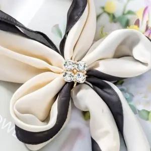 4캐럿 큐빅 스카프링 반지 스카프 고 고리 코디 링 스카프 홀더