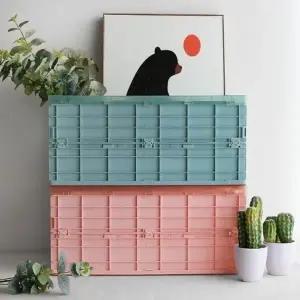 폴딩 3color 오버랩 대 박스 다용도수납박스 다용도박스 폴딩