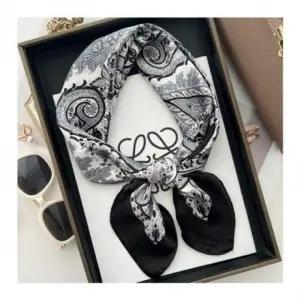 손수건마니아 페이즐리 면 머플러 봄 스카프 실크 여성 사각 봄스카프 여성 쁘띠스카프 실크스카프