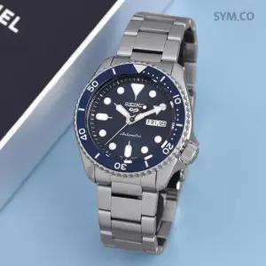 MUST IT_5 SRPD51K1 오토매틱 블루 아날로그 캐쥬얼 남자 메탈 시계 d4