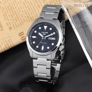 MUST IT_5 SRPE53K1 오토매틱 데이데이트 다이버룩 빈티지블루 남자 메탈 시계 d4