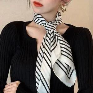 4타입 포인트 스트라이프 스카프 패션스카프 여성스카프 실크스카프 모노패턴스카프 여자스카프