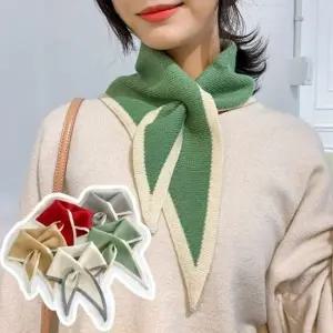 미니 스카프 여성 삼각 목스카프 니트스카프 넥타이스카프 30대스카프 롱스카프 여성스카프 가을스카프
