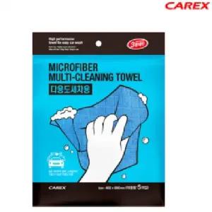( )카렉스 3분세차 다용도 세차타월 세트 5pcs
