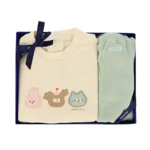 [압소바](마산점)[압소바 26년SS임신출산백일돌선물]토모 상하복 (A1113004Q) 크림