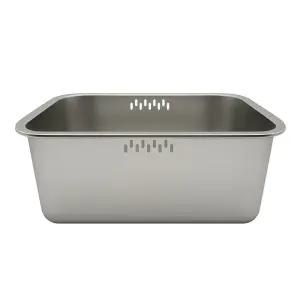 헬로제인 연마제 없는 스텐 사각 설거지통 10L