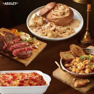 애슐리 투움바빠네 홈파티 세트(빠네파스타+감바스+라자냐+등심스테이크)