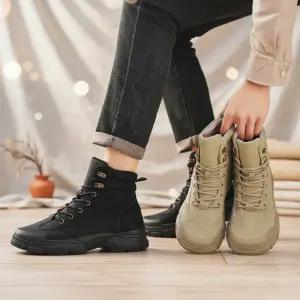 [옷자락]남성용 사막화 하이탑 워커 스니커즈