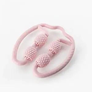 핸들 롤러 마사지 기구 종아리 마시지 복부 허벅지 팔뚝 목마 트레이닝 지기 지지 운동