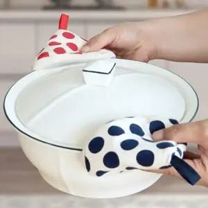 꼬깔모자 오븐 주방 장갑