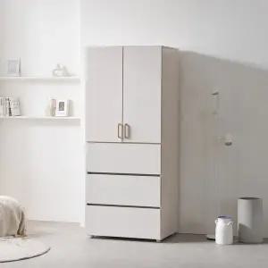 [인터데코]옷걸이와 서랍을 한번에, 공간정리 행거 옷장 P0000BTY (착불)