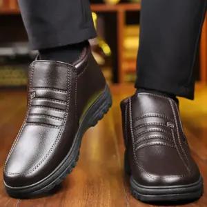 유광 남자 털 워커 남성 방한 부츠 겨울 신발 털신발