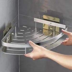 무타공 욕실 코너 선반 화장실 틈새 수납 정리 물빠짐