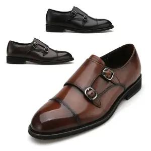 [롯데백화점]미소페 남성 스트레이트 팁 정장화 022211003 2cm 3color