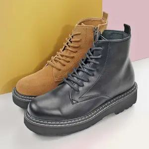 스티치 남자 워커 키높이 쿠션인솔 옆지퍼 패션슈즈