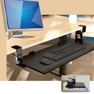 무타공 데스크 키보드 트레이 슬라이딩 선반 거치대