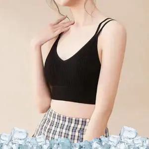 [로즈엘리][2장세트] 4컬러 여름 두줄 나시탑 골지 브라탑 2026