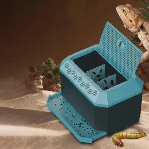 귀뚜라미 사육 케이스 은신처 파충류 키우기 상자 도마뱀은신처 먹이 파충류사육장 크레