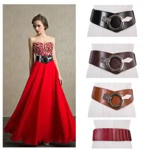 심플 밴딩 스판 와이드 벨트 SJ9142