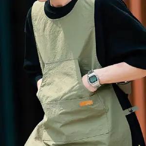 포켓 작업용 다용도 조끼 수공예 목공 도예 등 다양한 공방 활동에 적합한 조끼형 앞치마