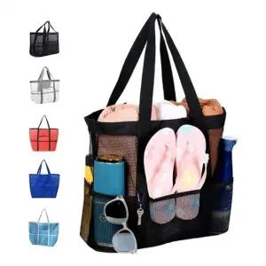 다용도 수영메쉬 가방 목욕가방  헬스 스포츠 가방  스포츠 다용도 도숄더백 량 여행 수영