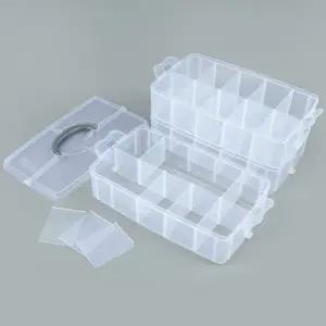 다용도정리함 휴대용 3단 다용도 멀티박스 대형 화장품정리대