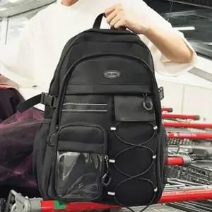 수납 포켓 매쉬포켓백팩 실용적인백팩 다용도 일상 백팩 다용도백팩 패션가방