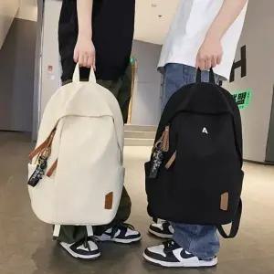 남성 여성 학생 귀여운 자수 포인트 학원 학교 가방 키링 백팩