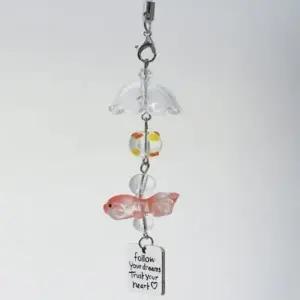 금붕어 비즈 후우링 장식 에어팟 열쇠고리 키링