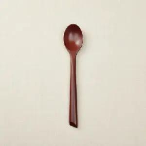 ( )장미목 옻칠 어린이 유아 숟가락 20cm 로즈 원목 커트러리 식기