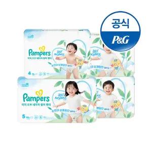 팸퍼스 2026 신제품 터치오브네이처 썸머팬티 기저귀 4 ∼ 6-7단계 (2박스)
