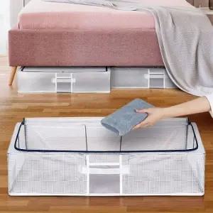 ( )언더베드 중 폴딩박스 옷 수납정리함 옷장정리 수납함