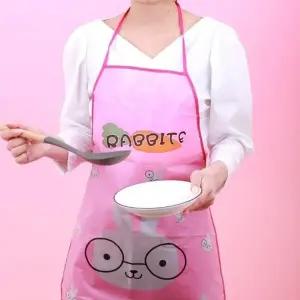 ( )앞치마 귀여운 토끼 방수 홈카페 미술