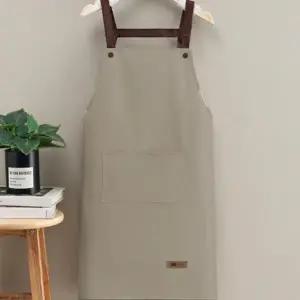 무지 방수 앞치마 어린이집 학원 블랙