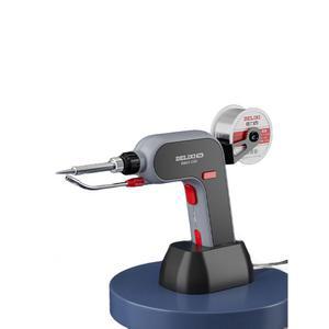 온도조절 휴대용 인두기 내열식 납땜건 120W 전기 용접 납땜