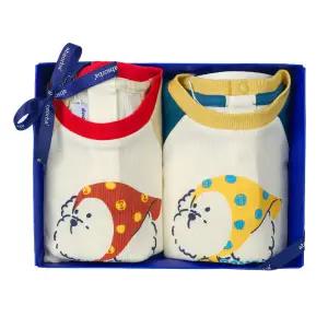 [압소바](마산점)[압소바 26년SS 임신출산돌조카선물]올슨 티셔츠(연노랑+그린)2종세트(A1123306SET)